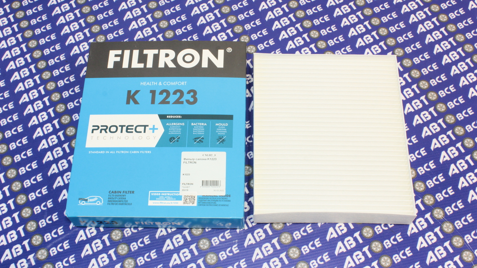 Фильтр салона K1223 FILTRON
